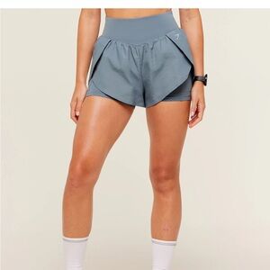Gymshark 2-in-1 Running Shorts Titanium Blue size M